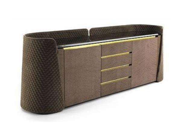 西餐廳意式輕奢大理石現代備餐柜餐邊柜