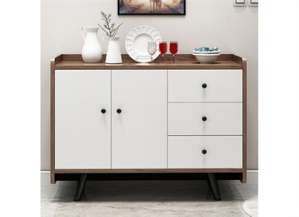 優質實木餐廳靠墻備餐柜家具定制