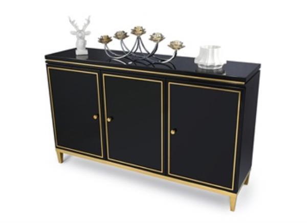 現代風格餐廳備餐柜輕奢定制