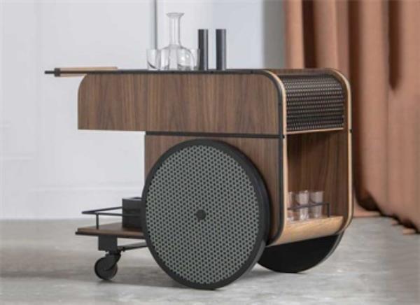 美式餐廳創意休閑簡約實木備餐柜