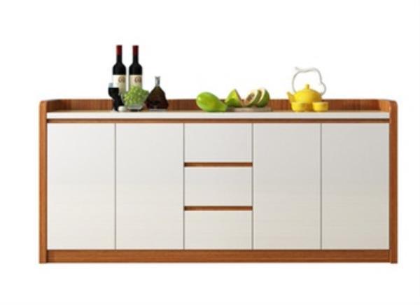 美式鄉村風格大理石備餐柜餐廳家具