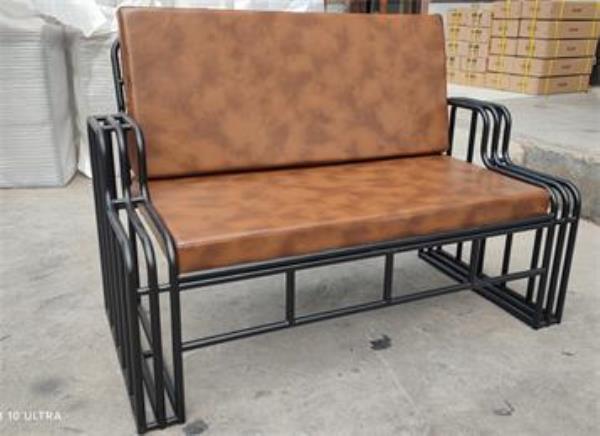 鐵藝復古酒吧沙發椅_酒吧外場卡座