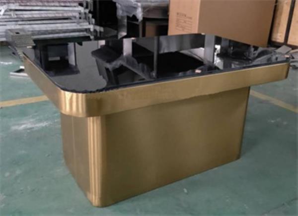 KTV夜場(chǎng)包廂茶幾_不銹鋼鍍鈦玫瑰金酒吧桌