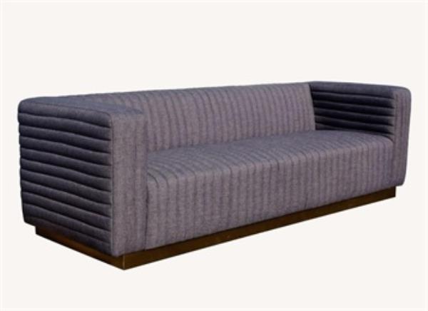 音樂主題餐吧北歐風(fēng)休閑布藝沙發(fā)