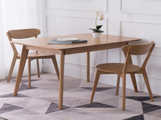 現代實木現代餐廳餐桌椅GT02-11餐